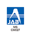 ISO9001 JAB認定シンボル