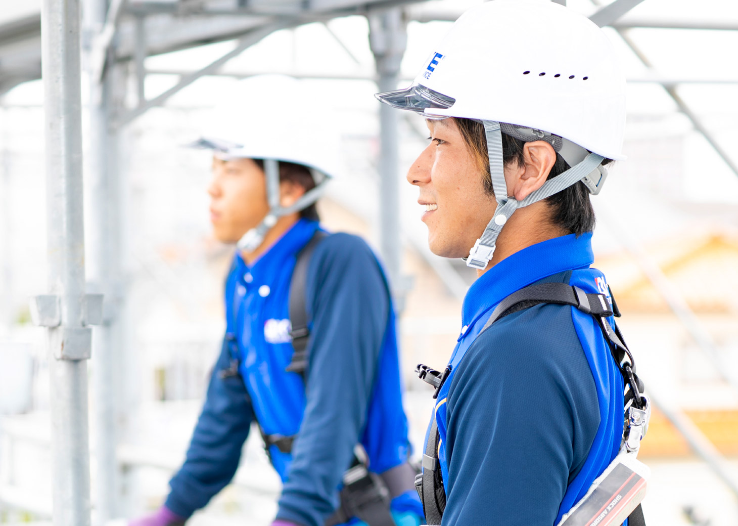 日本初のクサビ式足場